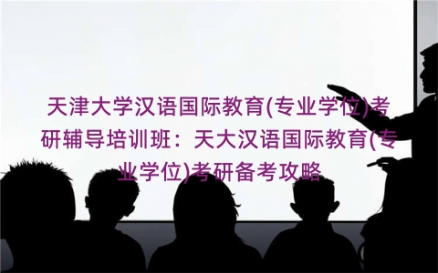 天津大学汉语国际教育(专业学位)考研辅导培训班：天大汉语国际教育(专业学位)考研备考攻略