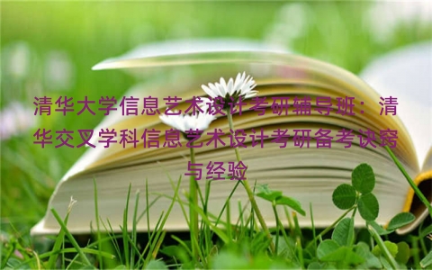 清华大学信息艺术设计考研辅导班：清华交叉学科信息艺术设计考研备考诀窍与经验